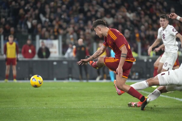 Dybala has first hat trick for Roma in win over Torino AP News